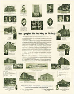 Fundraising poster for Springfield College, 1923