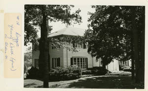 Doggett Memorial President's Home Facing North (front) on Alden St.