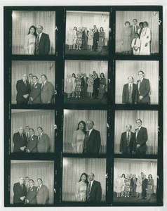 Contact sheet from Springfield College Commencement, 1984