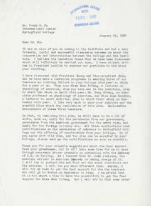 Letter from Ma Qiwei to Frank Fu (January 29, 1980)