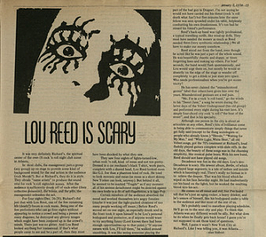 Lou Reed is Scary