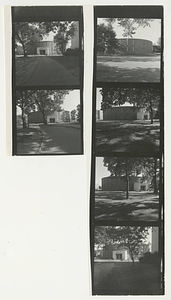 Contact Sheet of photographs of Hickory Hall