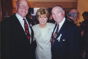 George Burke with Anne Devlin and unidentified man