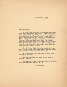 Letter from Bernard Jaffe to Shirley Graham Du Bois