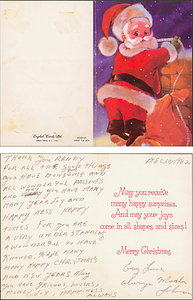 A Christmas Card From Marsha P. Johnson to Randy Wicker