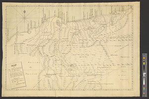 Map of the coast of Hunduras [sic] from the bay of Truxillo to the river Dulcee also the interieur part of that country, from the mouth of the river Roman to the city of Comayagua and their principle mines