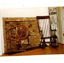 Parlor fireplace and china closet, Jason Russell House