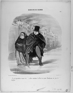 - Tu m'reprendras encore toi... à aller souhaiter la fête à ta tante Glandureau un jour de verglas!...