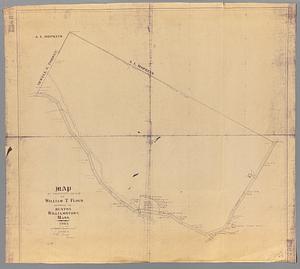 Williamstown property of William T. Floyd map