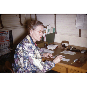 Mary Foor, Manager of the Bookstore
