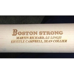 Digital Photo: "Boston Strong" baseball bat