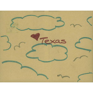 Drawing from child in San Antonio, Texas