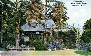 Entrance to Pine Banks Park: Melrose, Mass.