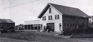 Highway Department garage, North Avenue, 1930