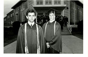 Jeff Rocha and William Sullivan at Bishop Guertin High School Graduation