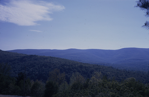 Taconic Range and Moon Hollow viewed from Mason Hill Road at MA-VT state line.