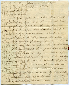 Letter from Anna Braithwaite to Thomas Howland