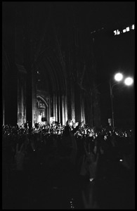 Candlelight vigil held at St. Patrick's Cathedral, Vietnam Moratorium