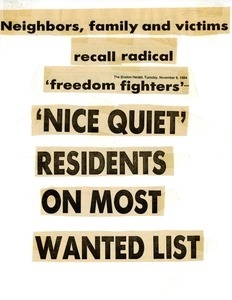 Neighbors, family and victims recall radical 'freedom fighters' -- 'Nice quiet' residents on most wanted list