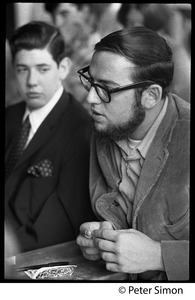 Unidentified man, with beard, in the audience, United States Student Press Association Congress