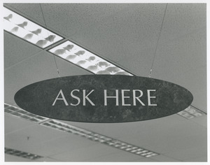'Ask here' in library
