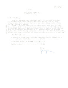 Letter from George Murphy to W. E. B. Du Bois