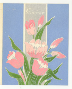 Easter card from Grace Goens to W. E. B. Du Bois