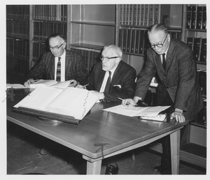 Martin Hubbard, Ransom Waterman, and John Sullivan in Goodell addition