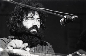 New Riders of the Purple Sage opening for the Grateful Dead at Sargent Gym, Boston University: Jerry Garcia on pedal steel guitar