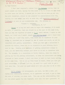 Transcript of letter from Edmund Quincy to Erasmus Darwin Hudson