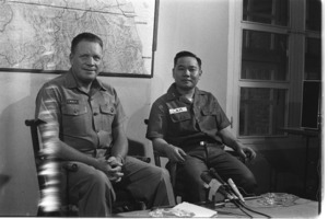 General Lewis W. Walt with Eye Corps commander Hoang Xuan Lam.