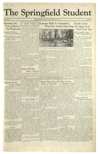 The Springfield Student (vol. 15, no. 04) October 17, 1924