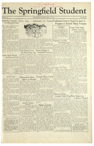 The Springfield Student (vol. 15, no. 28) May 22, 1925