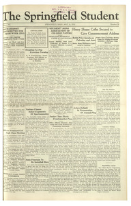 The Springfield Student (vol. 20, no. 26) May 16, 1930