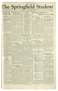 The Springfield Student (vol. 21, no. 09) December 3, 1930