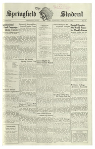 The Springfield Student (vol. 22, no. 16) February 17, 1932