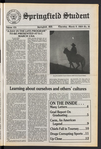 The Springfield Student (vol. 103, no. 18) Mar. 9, 1989