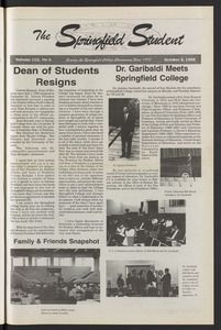 The Springfield Student (vol. 113, no. 3) Oct. 8, 1998