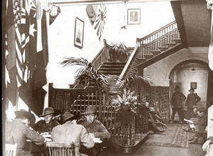 Grand Oak Staircase (c. 1917-1919)