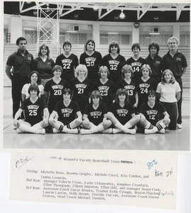 Women's Basketball Team (1983-1984)