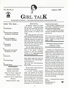 Girl Talk, Vol. 11 No. 8 (August, 1996)
