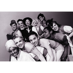 Cast of "Pure PolyESTHER," a biblical burlesque