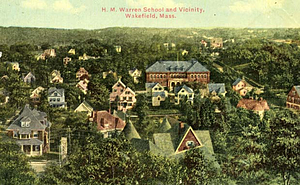 H.M. Warren School and vicinity, Wakefield, Mass.