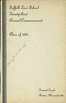 1932 Suffolk University Law School commencement program