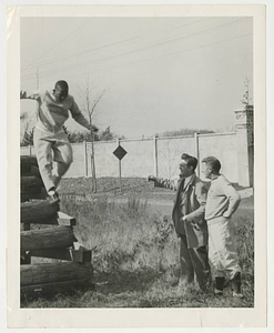 Freshman on the Commando Course at Springfield College (ca. 1942)