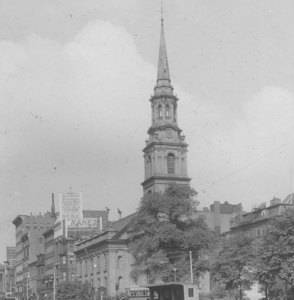 "Arlington St. Church, cor. Arlington & Boylston St."