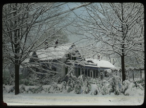 Residence of Prof. W.R. Hart - photo by A.K.H. (Residence in winter under snow)