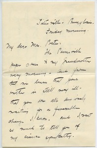 Letter from Emma A. Bayles to Florence Porter Lyman