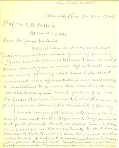 Letter from Pan-Racial Institute to W. E. B. Du Bois