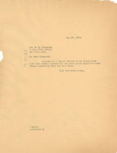 Letter from W. E. B. Du Bois to J. E. Spingarn